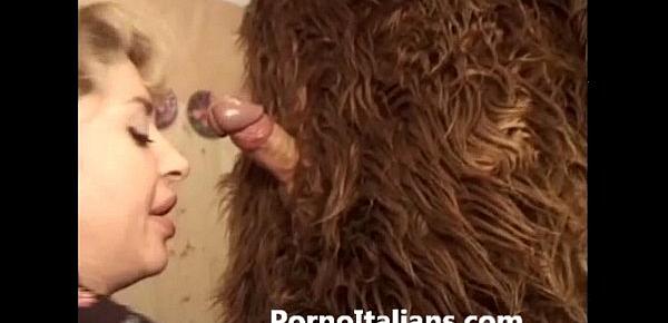 italian porn comic  - porno comico italiano matura scopa gorilla